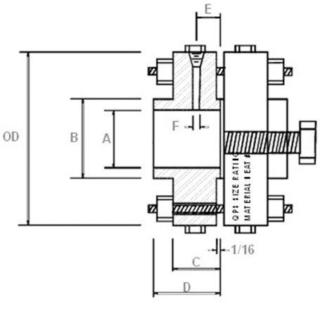 Weld Neck Dimensional Data